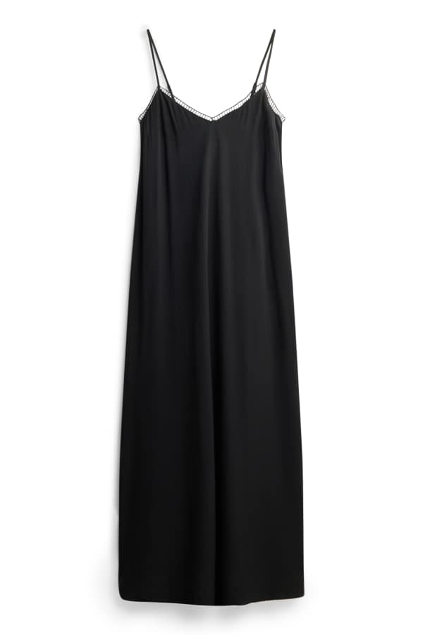 Jurk met V-hals - straight fit