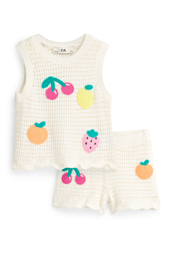 Fruit - set - top en short - 2-delig