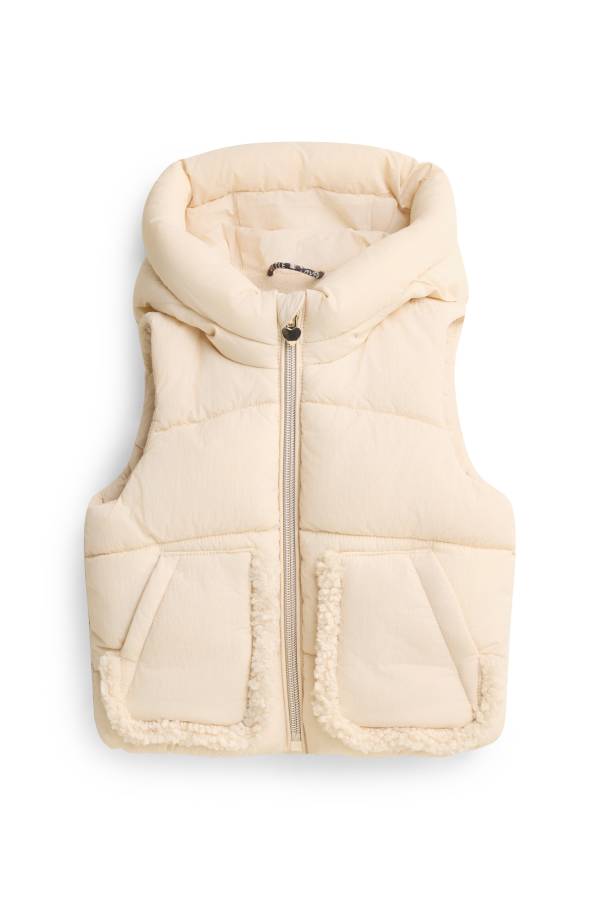 Babybodywarmer met capuchon - waterafstotend