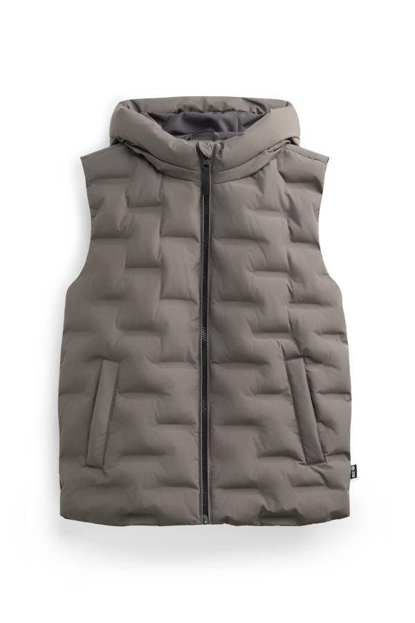 Bodywarmer met capuchon - waterafstotend