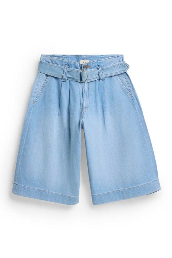 Jorts met riem - high waist