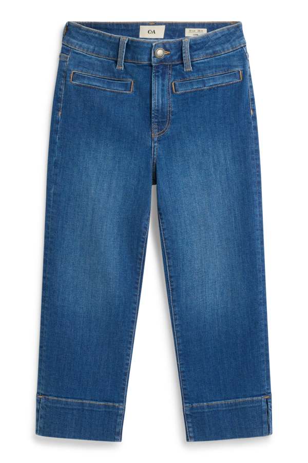 Capri jeans - mid waist - slim fit - LYCRA®