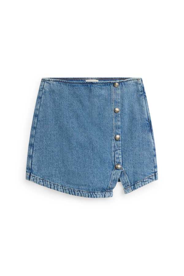 Denim skort