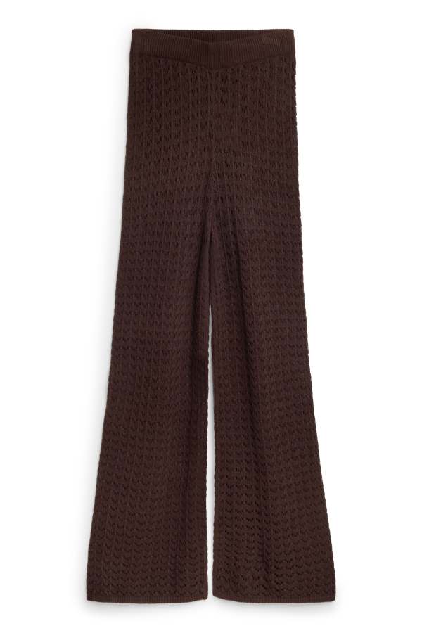 Strandbroek - mid waist - palazzo