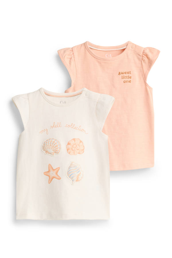 Set van 2 - schelpen - T-shirt