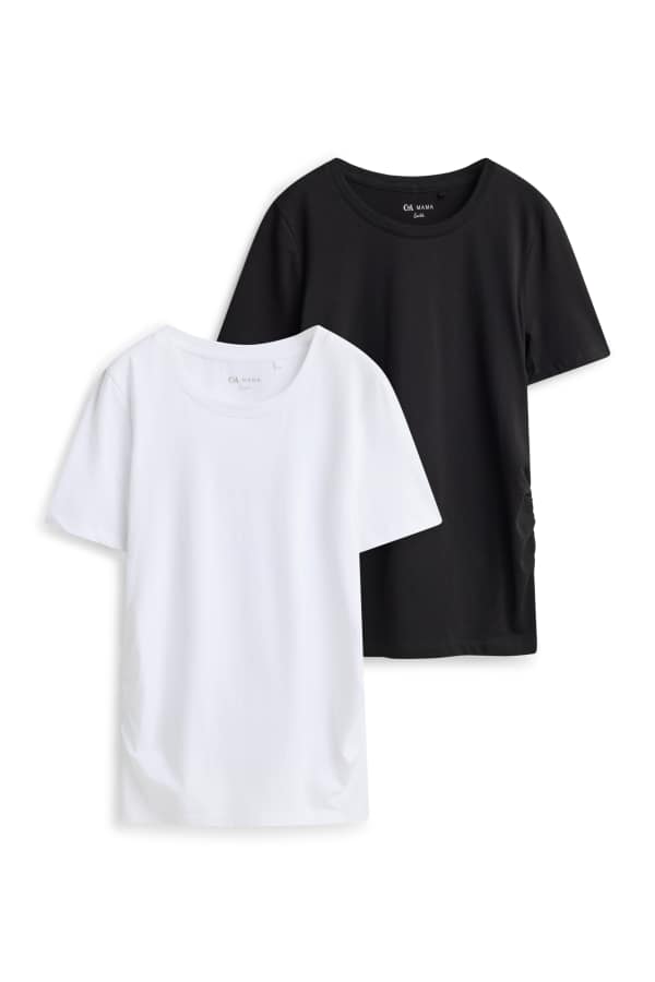 Set van 2 - zwangerschaps-T-shirt