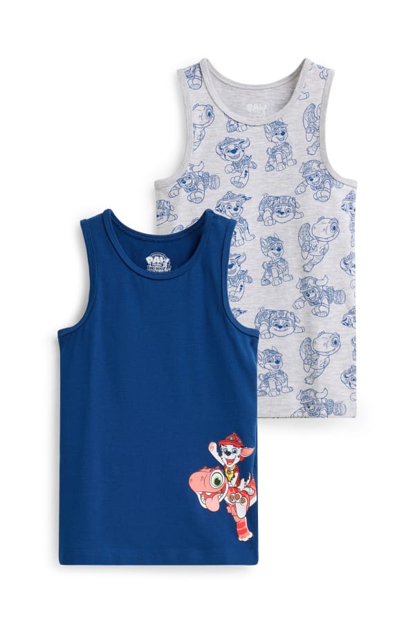 Set van 2 - PAW Patrol - Chase, Rubble, Rex - hemdje