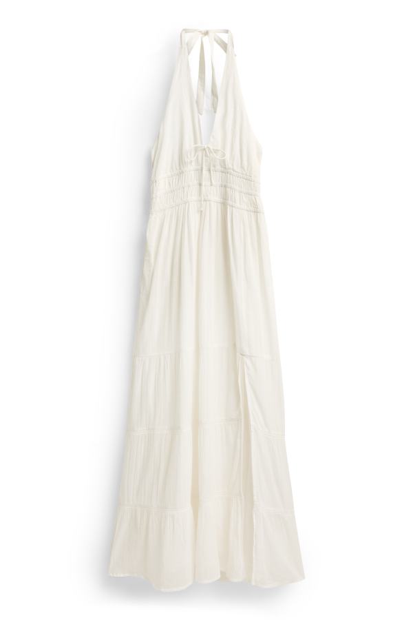 Fit & flare-jurk met V-hals