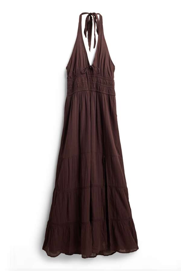Fit & flare-jurk met V-hals