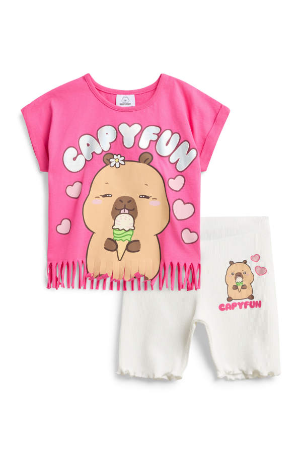 CapyFun - set - T-shirt en short - 2-delig