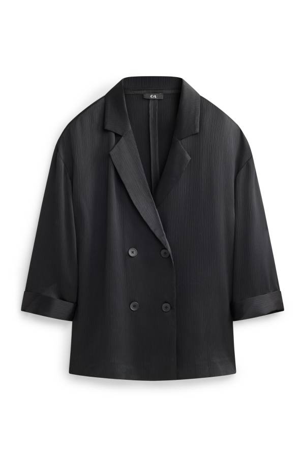 Blazer - relaxed fit - geribd