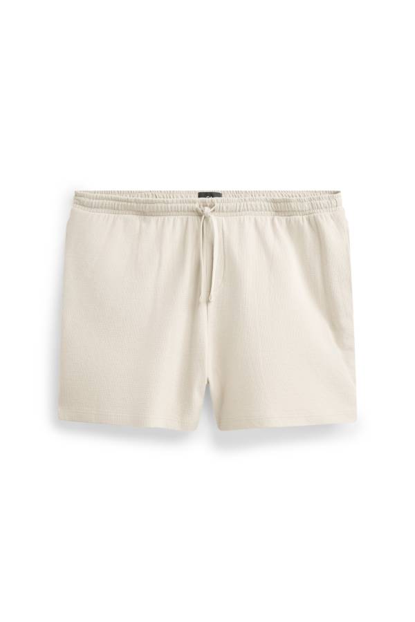 Sweatshort - met structuur