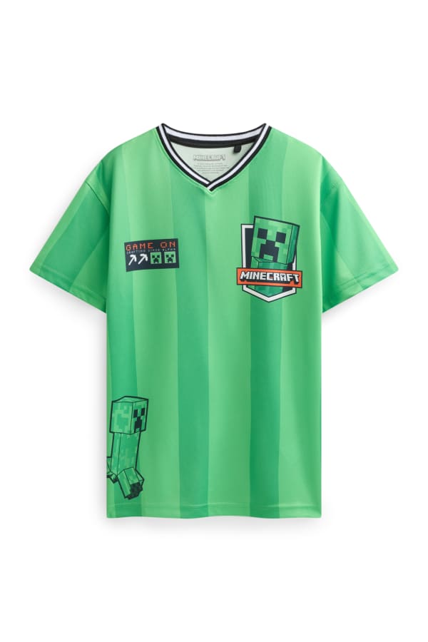 Minecraft - T-shirt - gestreept