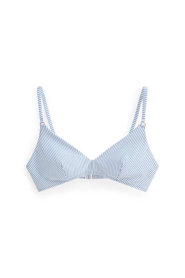 Bikinitopje - gewatteerd - zonder beugels - LYCRA® XTRA LIFE™ - gestreept