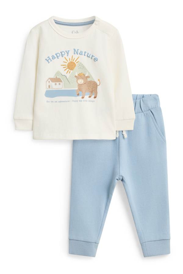 Stier - baby-outfit - 2-delig