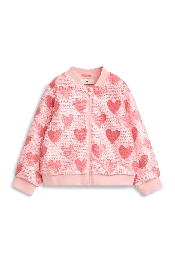 Hartje - blouson met pailletten