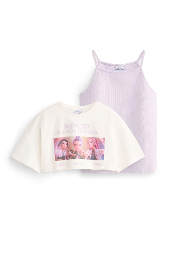 KPop Demon Hunters - set - T-shirt en topje - 2-delig