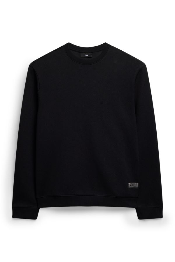Sweatshirt - met structuur