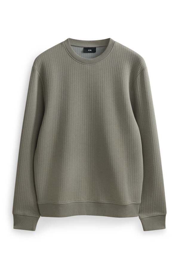 Sweatshirt - met structuur