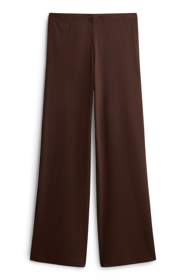 Joggingbroek - ribstof