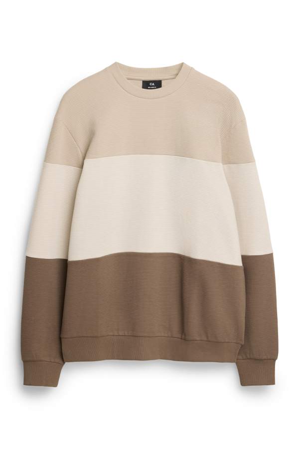 Sweatshirt - ribstof