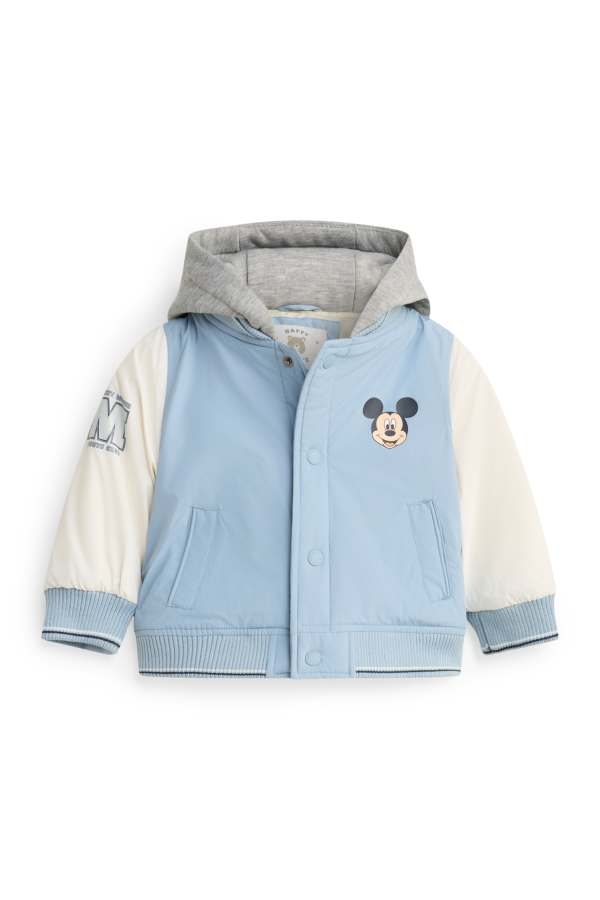 Mickey Mouse - babycollegejas - gevoerd