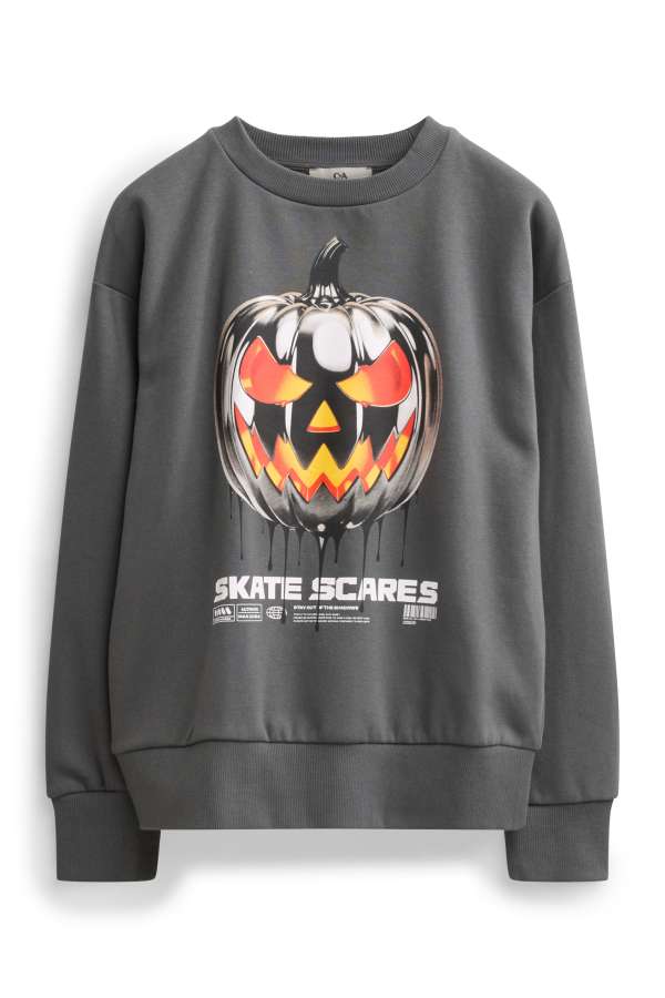 Halloween - pompoen - sweatshirt