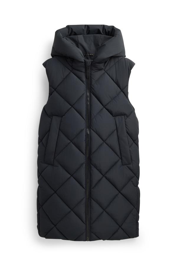 Bodywarmer met capuchon - waterafstotend