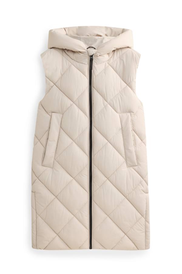 Bodywarmer met capuchon - waterafstotend