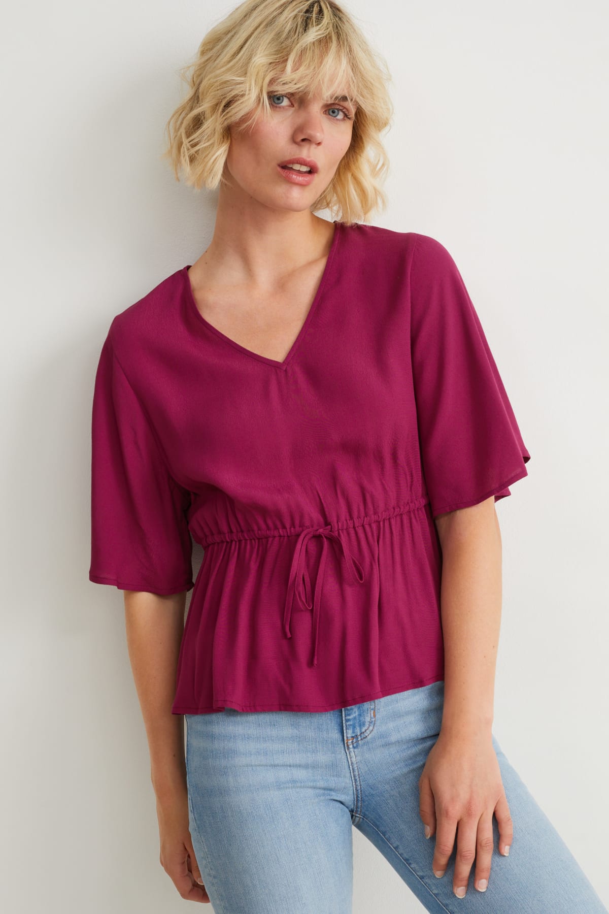 Blusas en store c&a