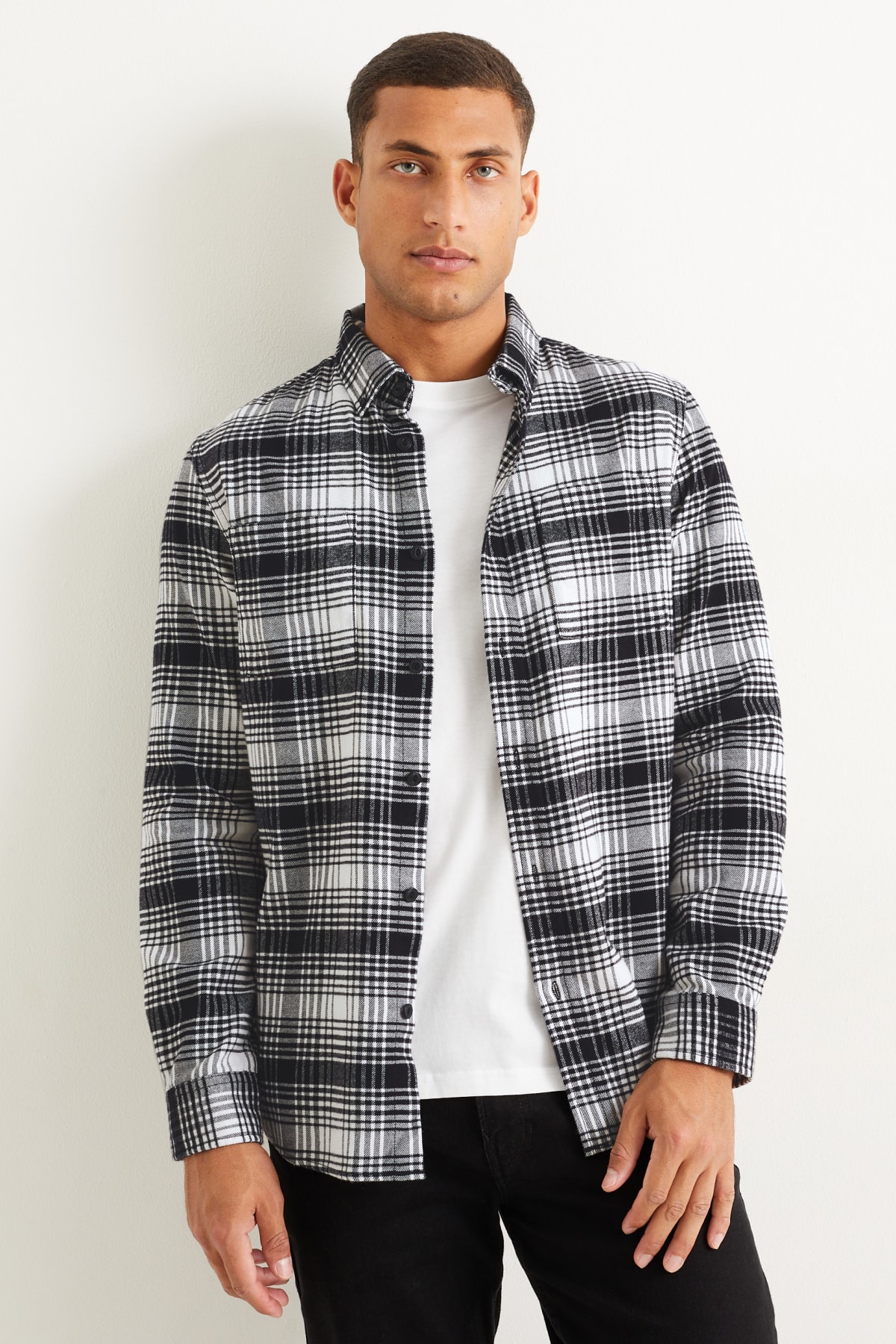 Chemise flanelle best sale unie femme