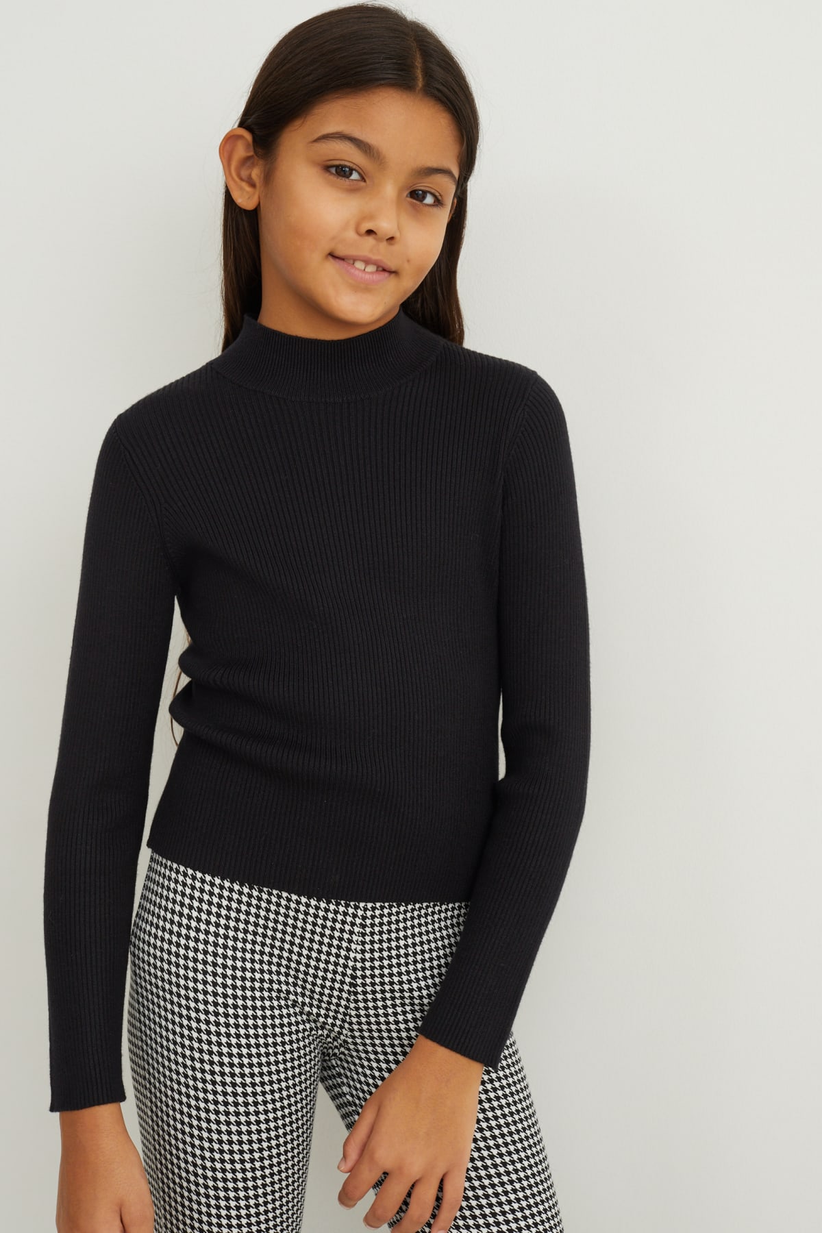 Schwarzer rollkragenpullover damen c&a