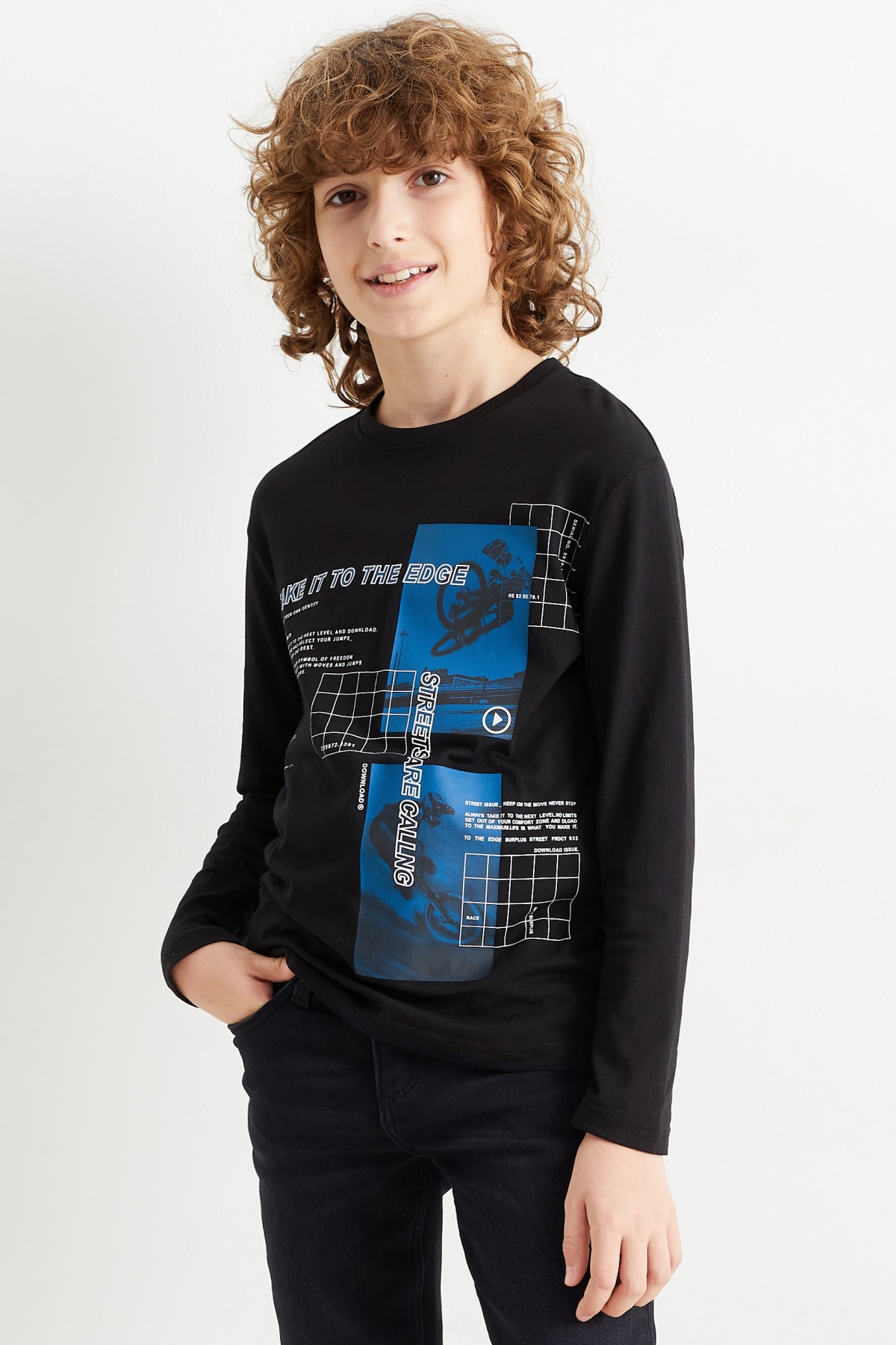 Tee shirt manche longue femme c&a store