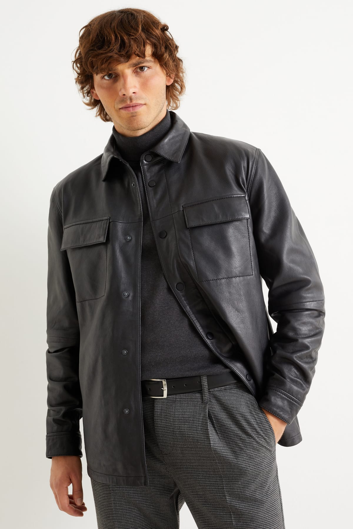 Veste cuir c&a store
