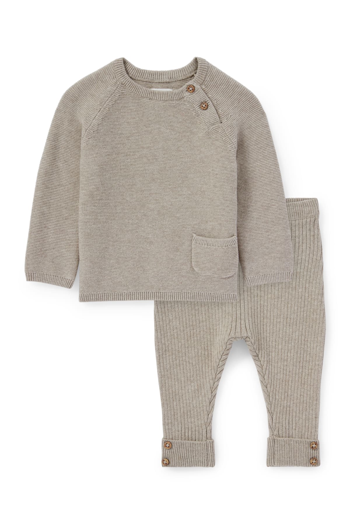 Winnie L’ourson - Ensemble Pour - 2 Pièces Beige Chiné Bébé | Hauts,  Pantalons, Tenues C&A • Finn Ouest