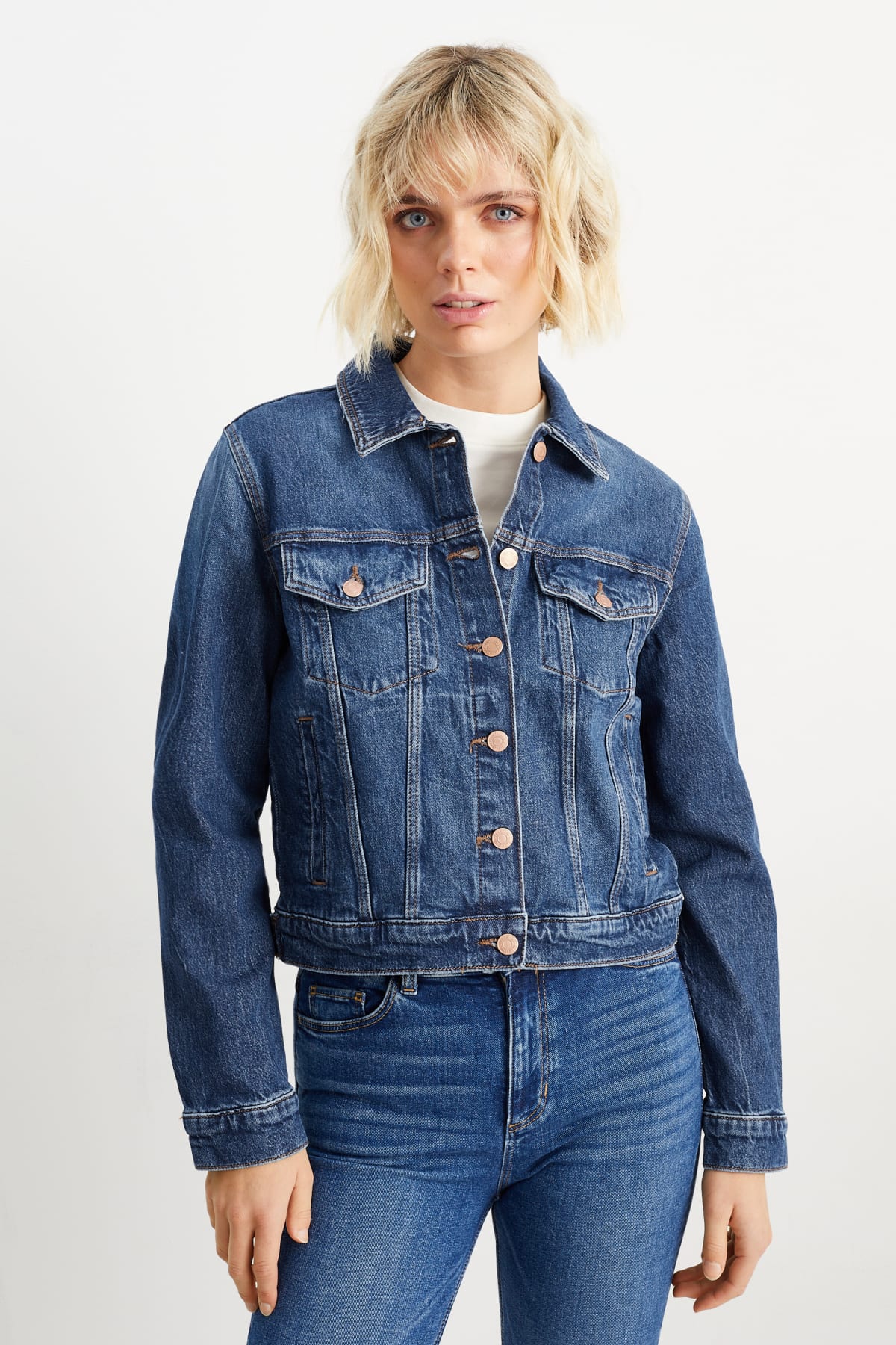 Jeans jacke c und a Clearance