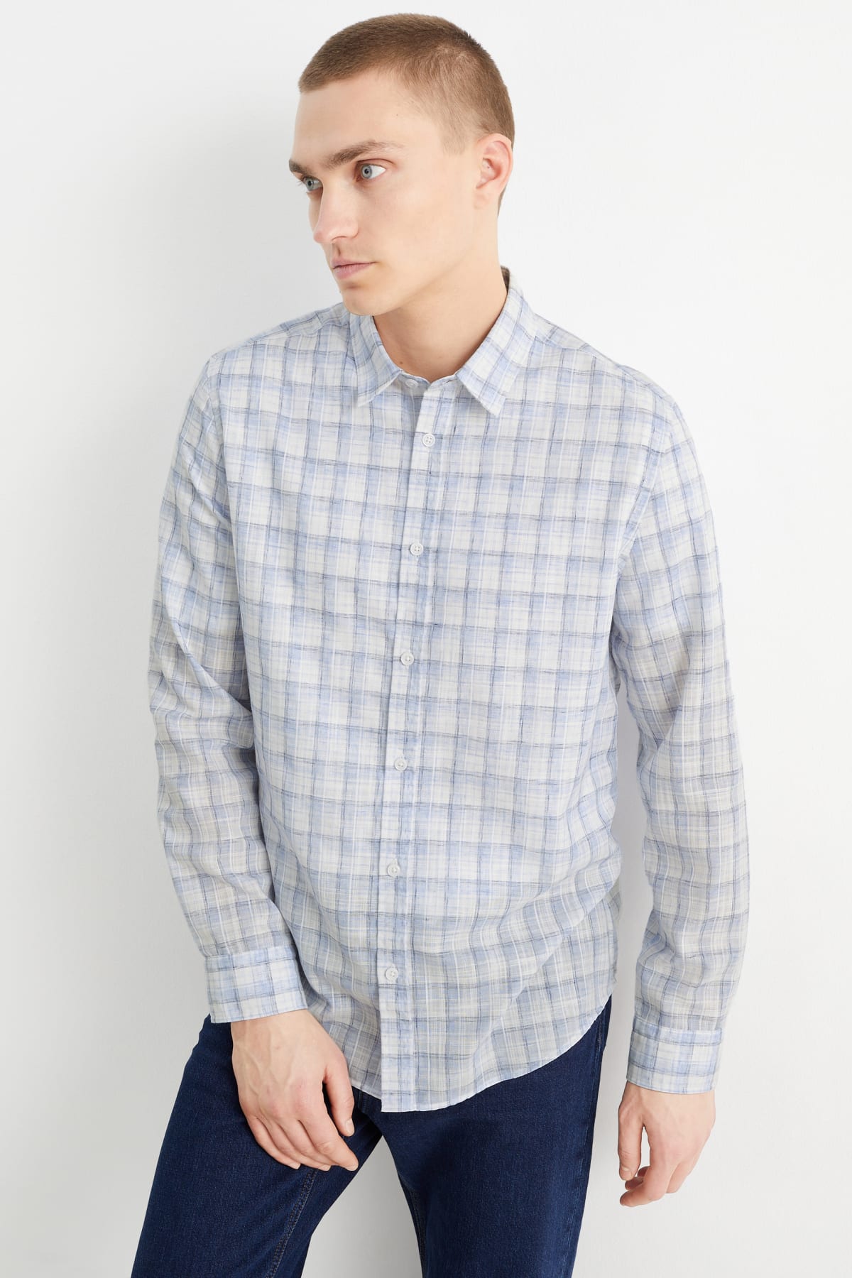 Camisa de franela hotsell de cuadros tipo leñador