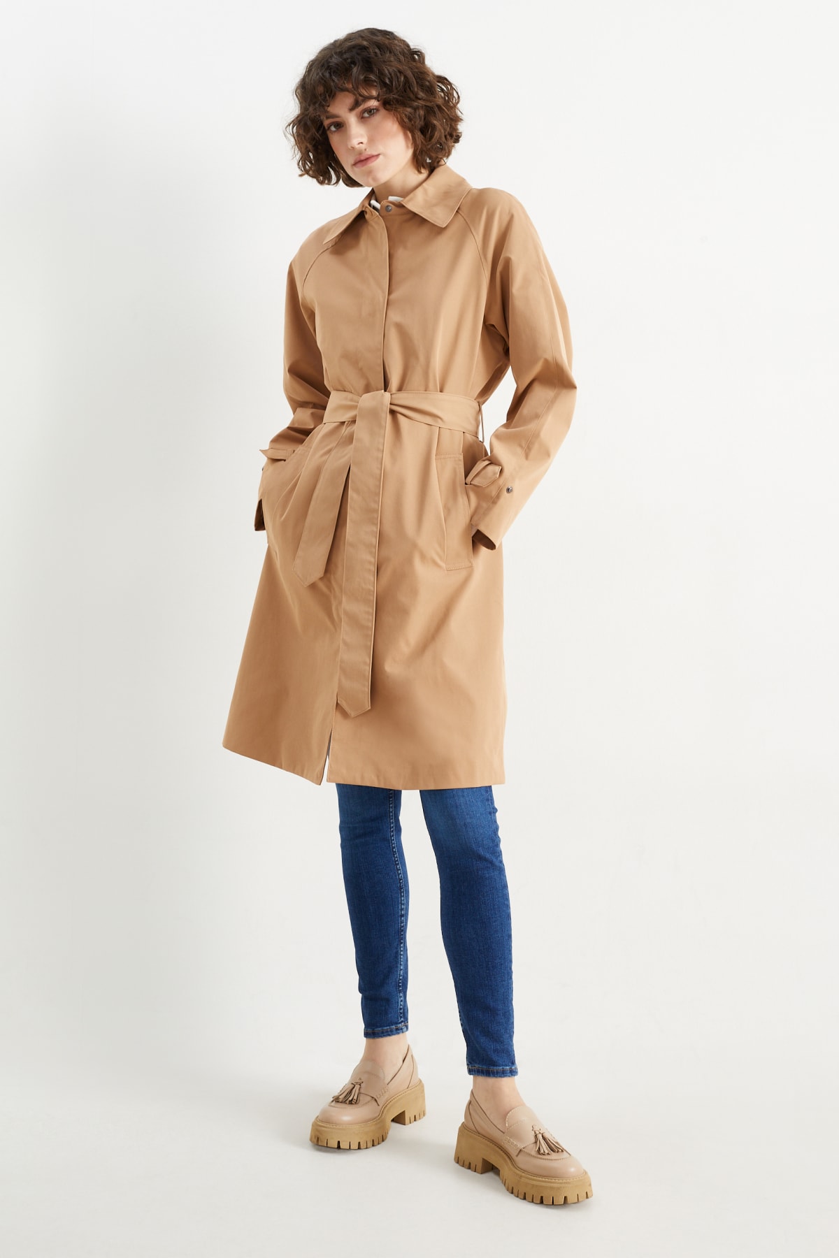 Trenchcoat damen kurzgröße Clearance