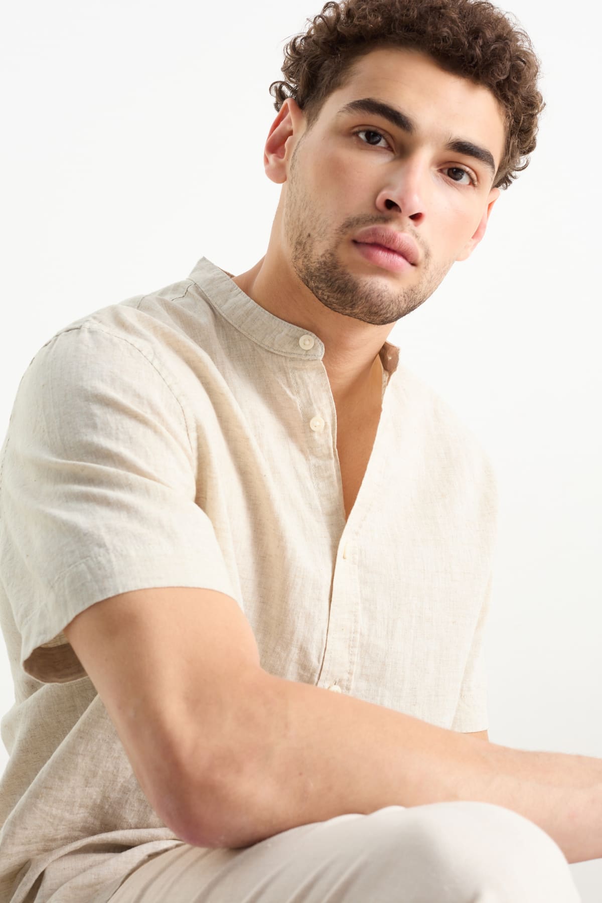 C und a leinenhemd herren Clearance