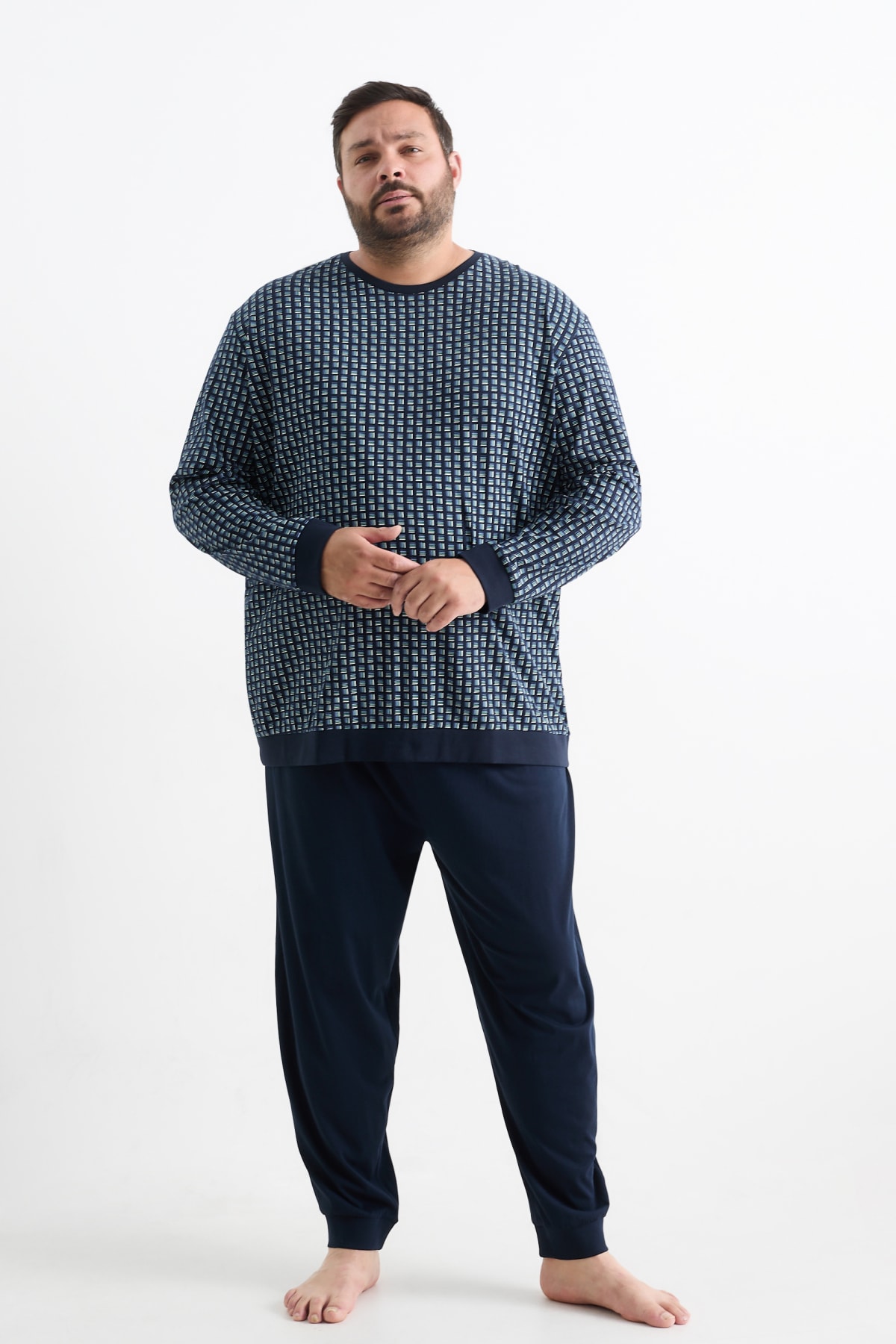 Pijama mono hombre c&a 2025