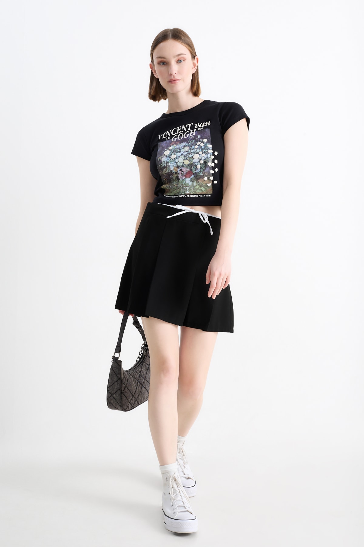 Jupes trapeze dans plusieurs couleurs et tailles C A
