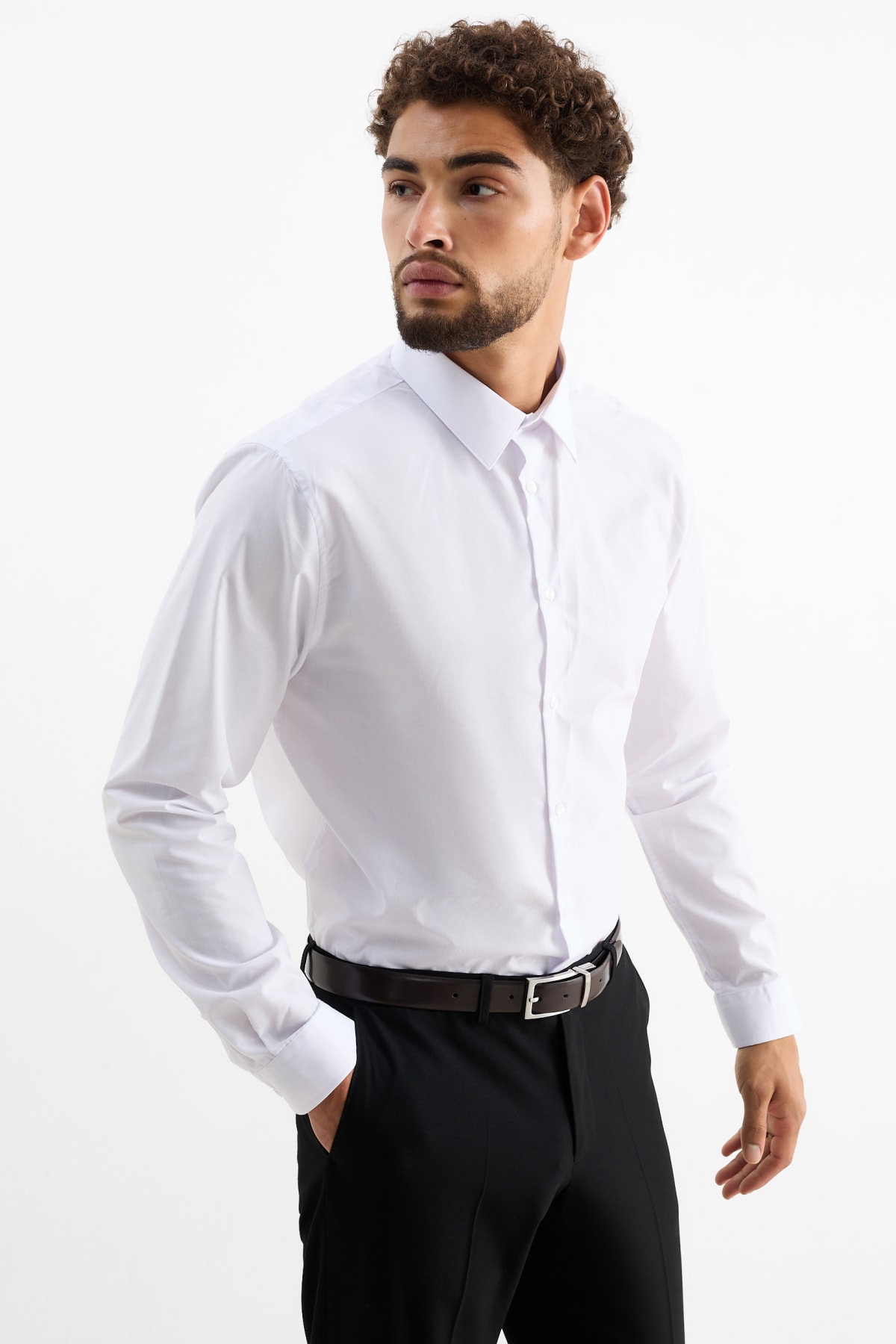 Wit overhemd voor heren Lage prijzen C A Webshop