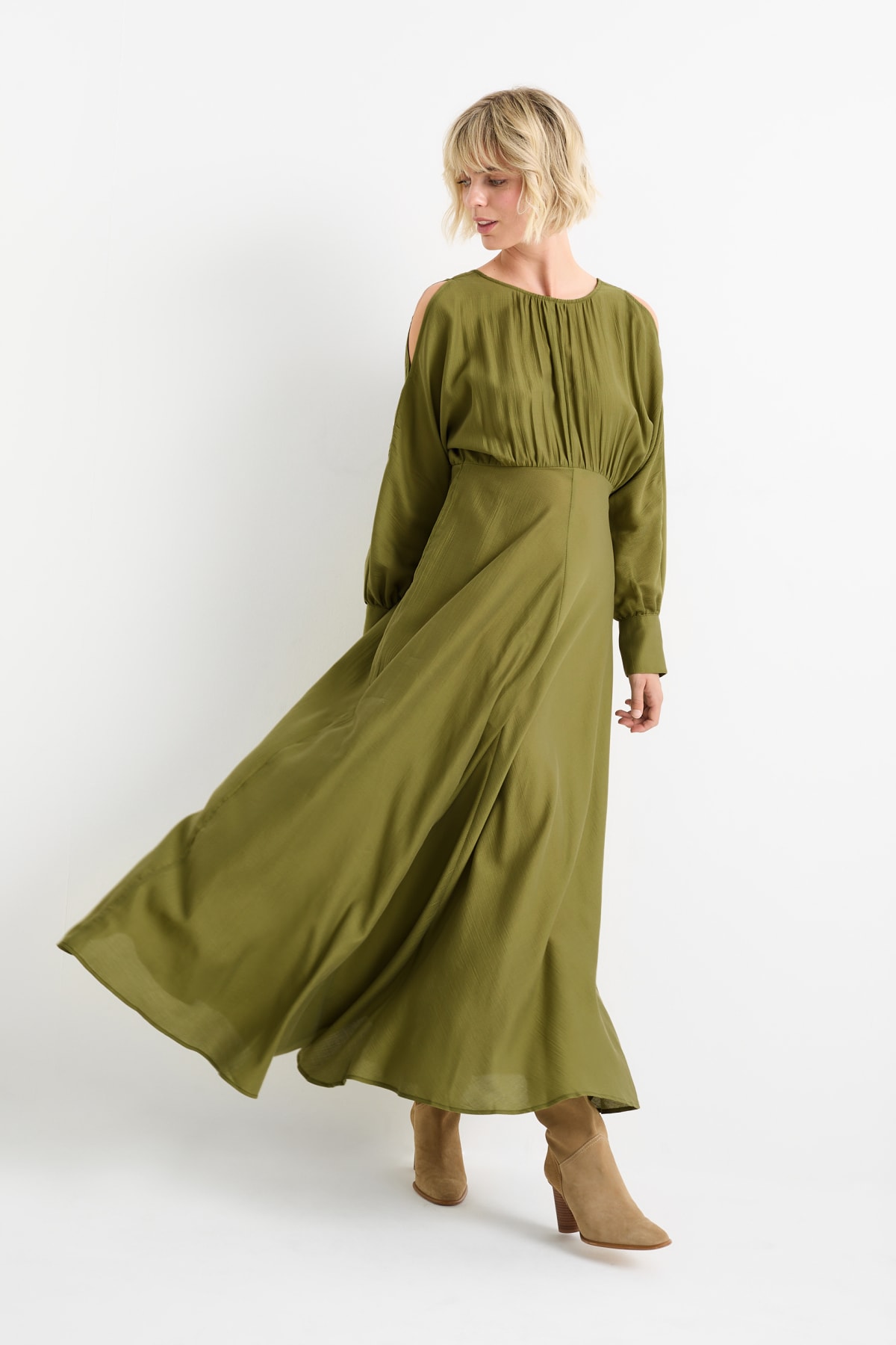 C&a leren jurk on sale