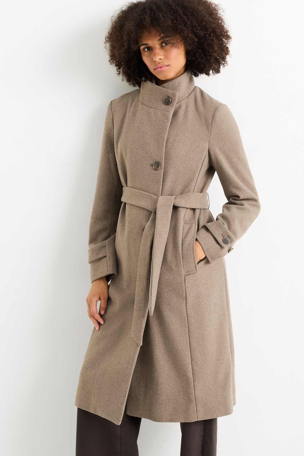 Manteau laine pour femme dans plusieurs couleurs et tailles E Shop C A