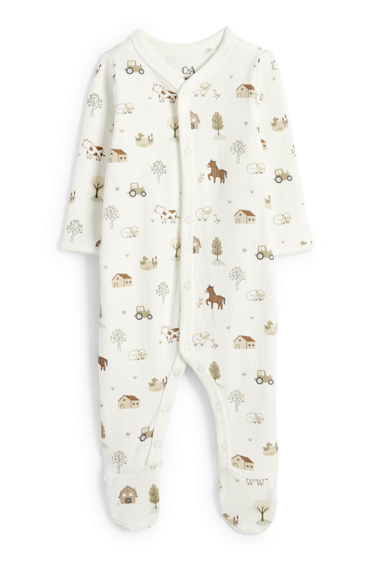 Baby pyjama snoezig in slaap met C A