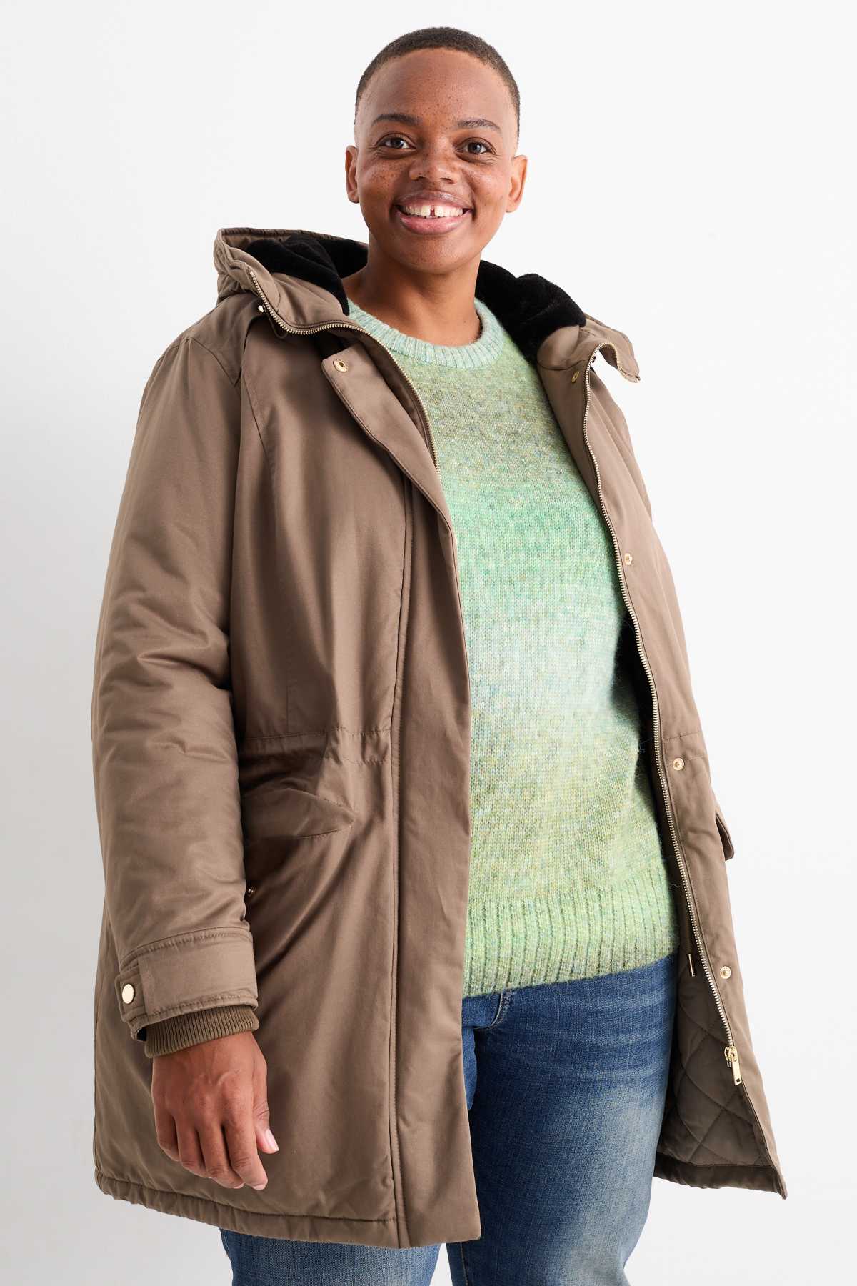 Plus size winter jackets online