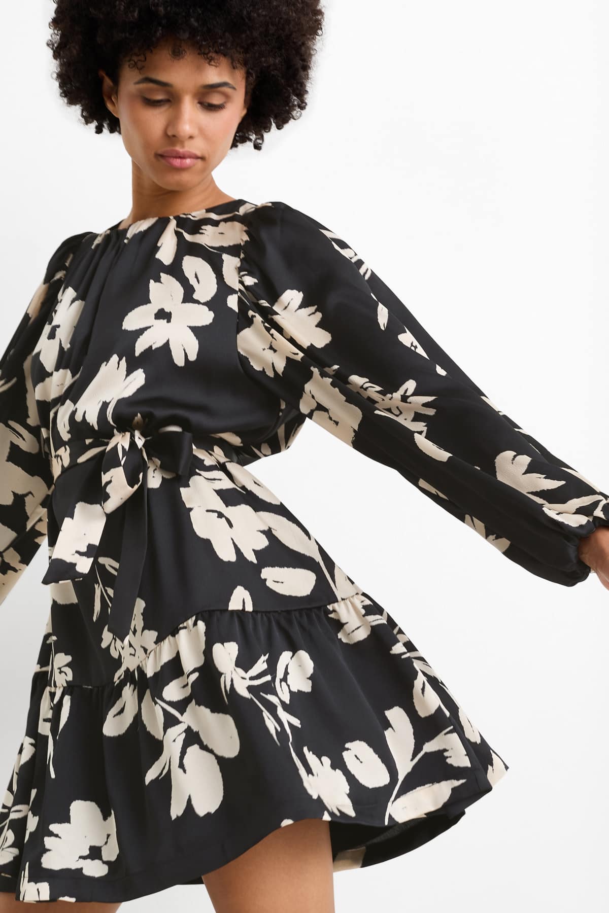 C&a bloemen jurk outlet