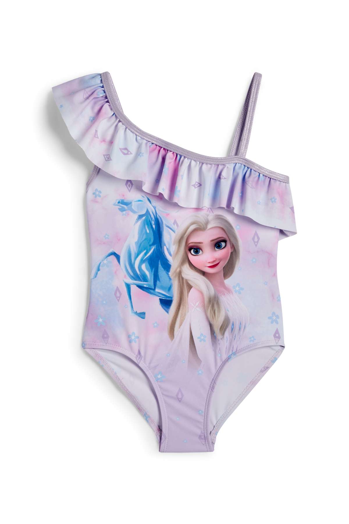 Costume Da Bagno Un Pezzo Frozen Per Bambina - Tema Elsa E Anna - Foto 8