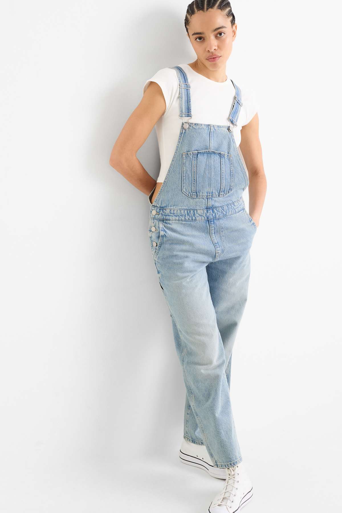 Jeans latzhose loose fit c a online shop