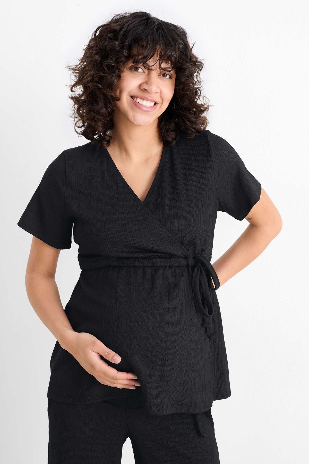 Lot De 2 Hauts Grossesse C&A - 95% Coton - Confortable Pour Femmes Enceintes